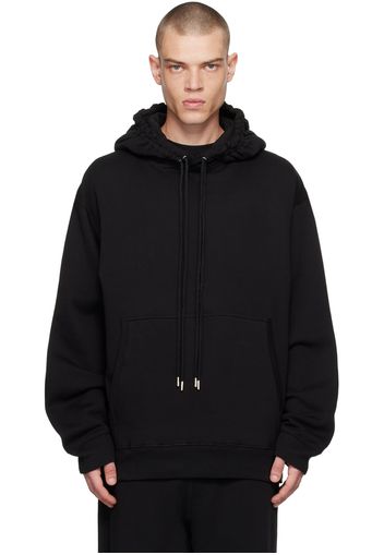 Dries Van Noten Black Loose Fit Hoodie