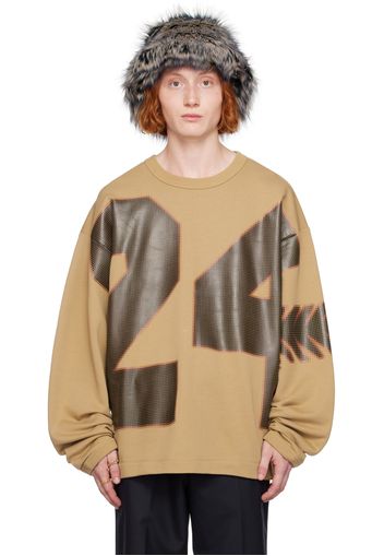 Dries Van Noten Brown Oversized Sweatshirt