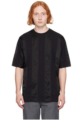 Dries Van Noten Black Paneled T-Shirt