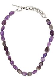 Dries Van Noten Purple Stone Necklace