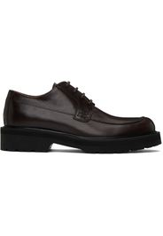 Dries Van Noten Brown Moc Toe Derbys