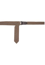 Dries Van Noten Brown Tie Belt