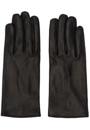 Dries Van Noten Black Soft Leather Gloves