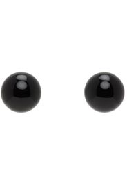 Dries Van Noten Black Colored Ear Studs Earrings