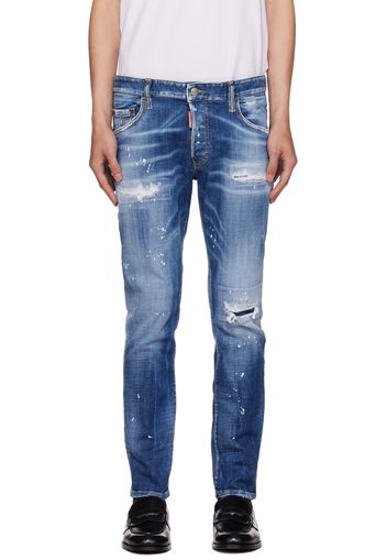 Dsquared2 Blue Ripped Skater Jeans