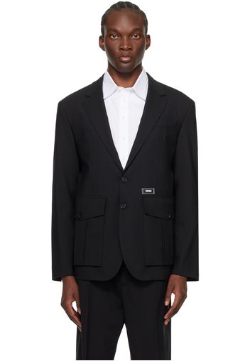 Dsquared2 Black Utility Blazer