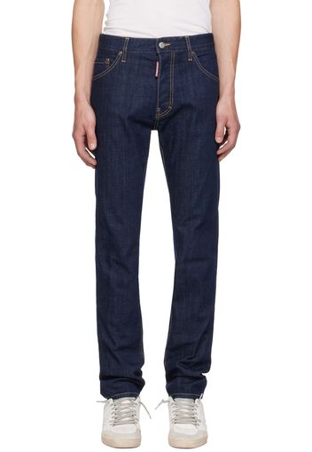 Dsquared2 Blue Dark Rince Wash Cool Guy Jeans