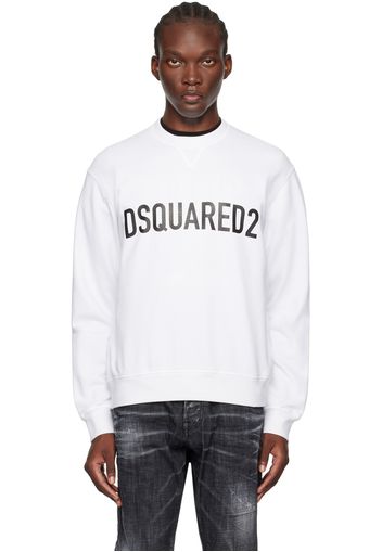 Dsquared2 White Cool Fit Sweatshirt