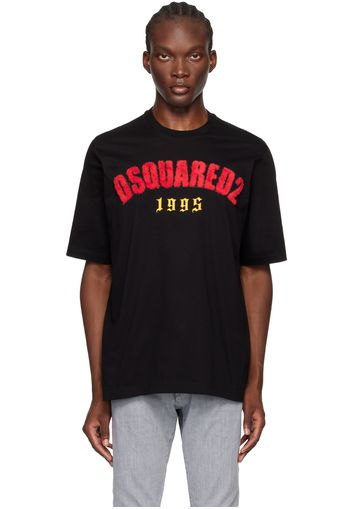 Dsquared2 Black Loose Fit T-Shirt