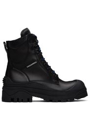 Dsquared2 Black Urban Combat Boots