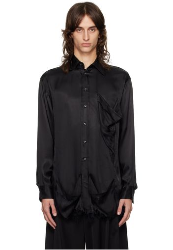 Edward Cuming Black Fringefall Shirt