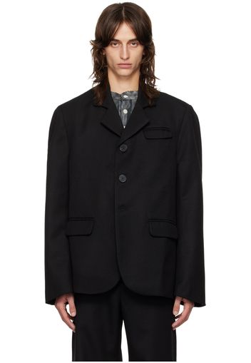 Edward Cuming Black Hunched Tailored Blazer