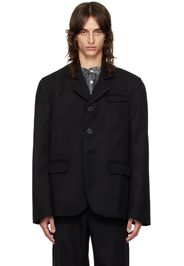 Edward Cuming Black Hunched Tailored Blazer