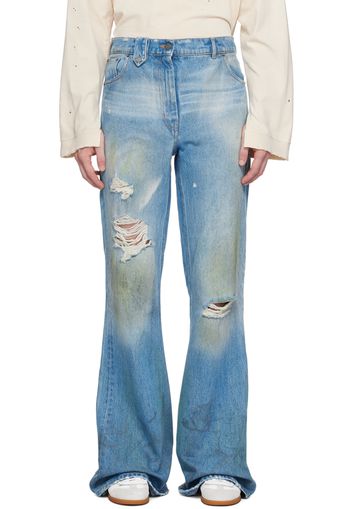 EGONlab Blue Samy Wide Leg Jeans