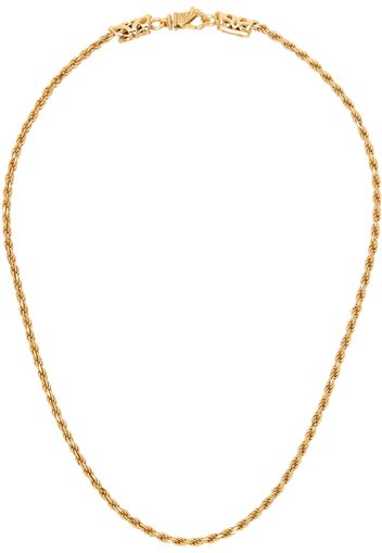 Emanuele Bicocchi SSENSE Exclusive Gold Knots Necklace