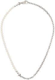 Emanuele Bicocchi SSENSE Exclusive Silver Pearl Necklace