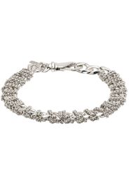 Emanuele Bicocchi Silver Small Entwined Chain Bracelet