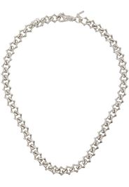 Emanuele Bicocchi Silver Large Arabesque Sharp Link Chain Necklace