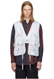 Engineered Garments Silver Fowl Vest