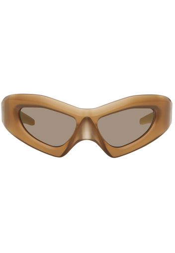 Entire Studios SSENSE Exclusive Brown Compound Performance Sunglasses