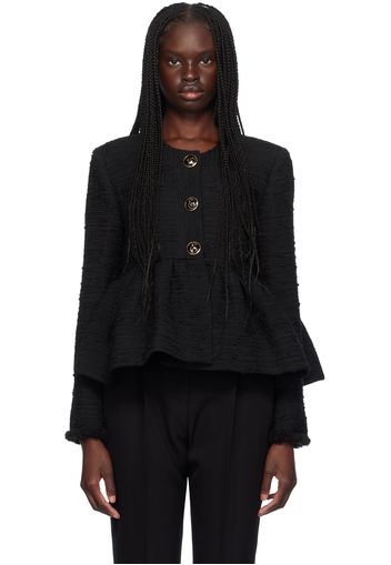 Erdem Black Peplum Jacket