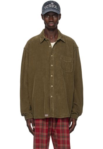 ERL Brown Corduroy Shirt