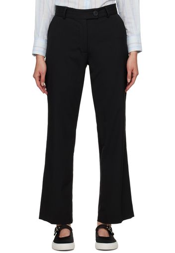 Ernest W. Baker Black Button Trousers