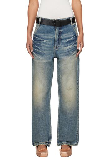 Fax Copy Express Blue Workers Jeans