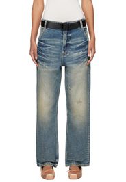 Fax Copy Express Blue Workers Jeans