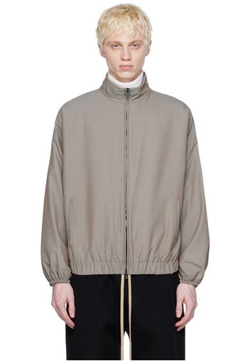 Fear of God Gray Zip Track Jacket