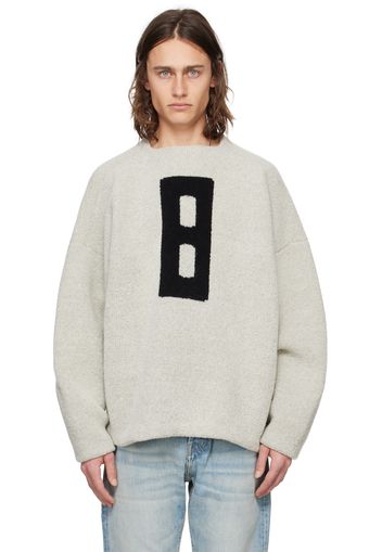 Fear of God Gray Jacquard Sweater