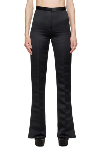 Feben Black Vented Cuff Trousers