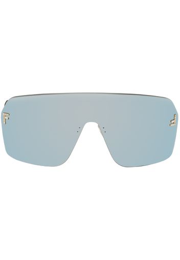 Fendi Gold Fendi First Crystal Sunglasses