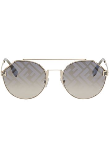 Fendi Gold Fendi Sky Sunglasses