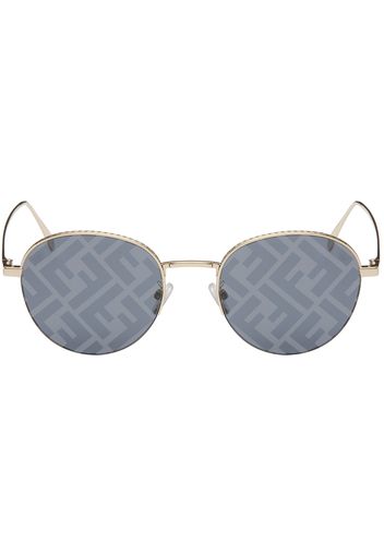 Fendi Blue & Gold Fendi Travel Sunglasses