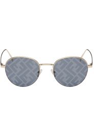 Fendi Blue & Gold Fendi Travel Sunglasses