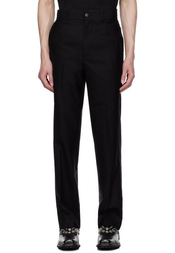 Feng Chen Wang Black Paneled Trousers