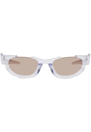 Feng Chen Wang SSENSE Exclusive Blue Phoenix Sunglasses