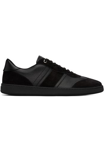 Ferragamo Black Paneled Sneakers