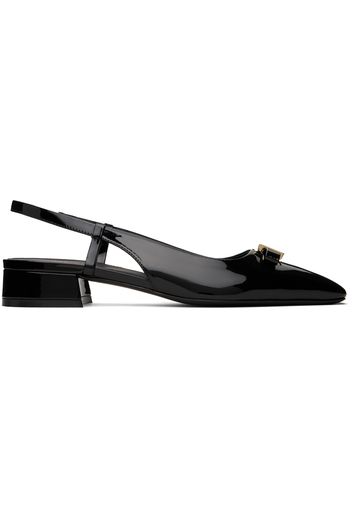 Ferragamo Black Marlina Heels