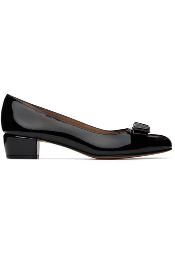 Ferragamo Black Vara Heels