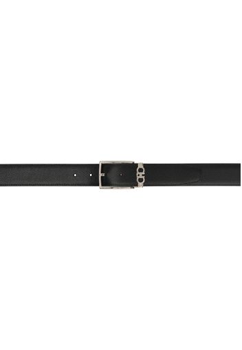 Ferragamo Black & Brown Reversible Gancini Belt