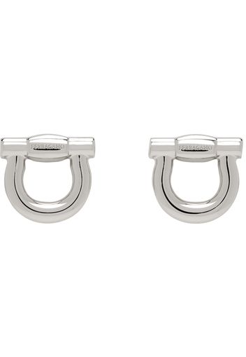 Ferragamo Silver Gancini Cuff Links