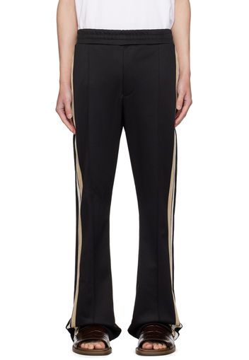 Ferragamo Black Sports Track Pants