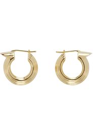 Ferragamo Gold Gancini Earrings