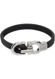 Ferragamo Black Gancini Bracelet