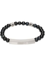 Ferragamo Black Beaded Bracelet