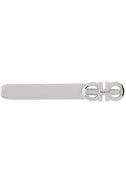 Ferragamo Silver Gancini Tie Bar