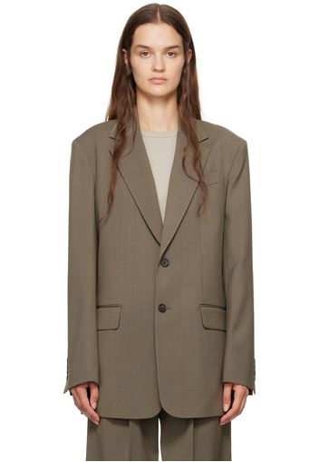 Filippa K Taupe Davina Wool Blazer