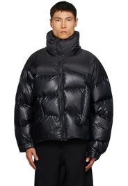 Fumito Ganryu Black Graffiti Down Jacket